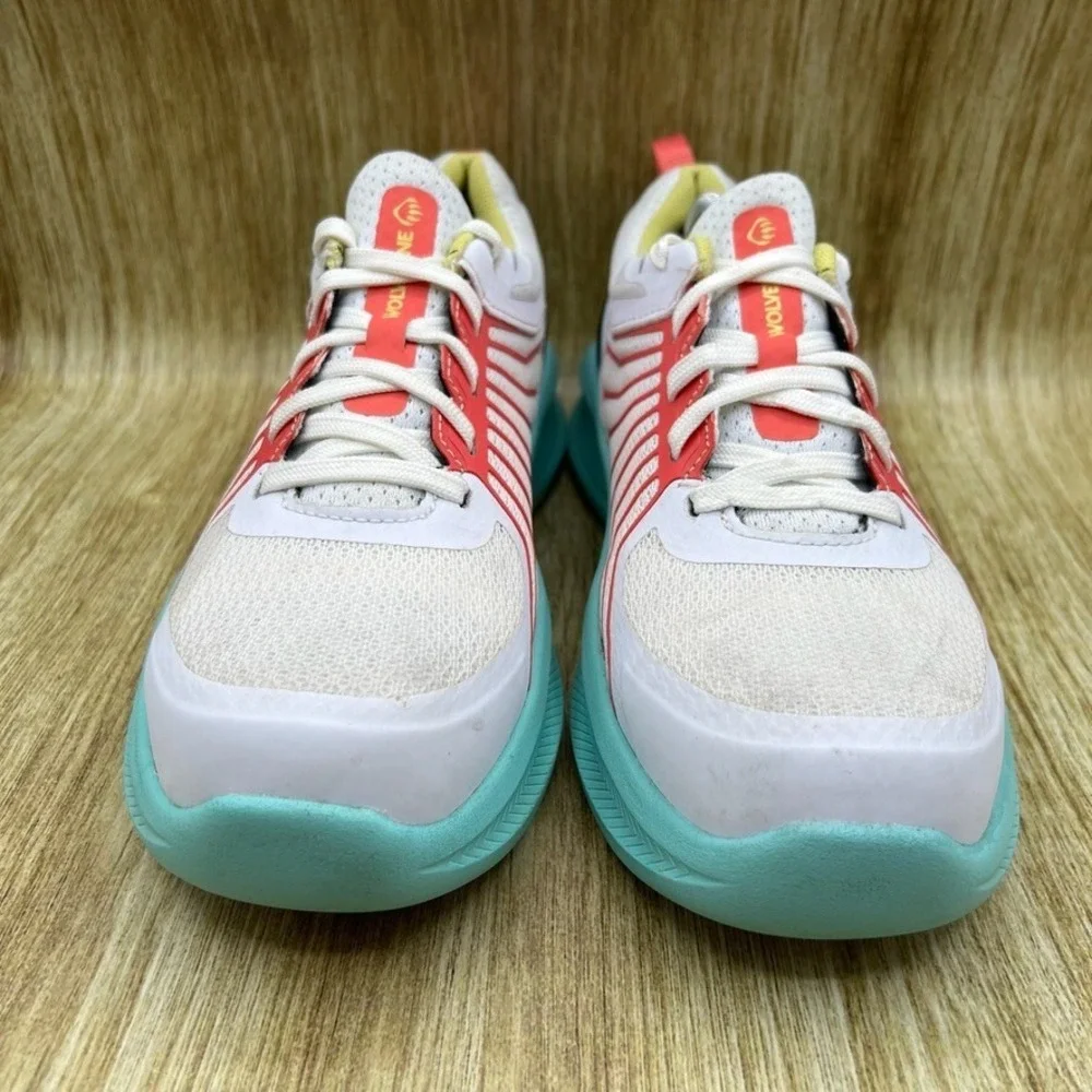 Wolverine Bolt Durashocks Women's Size 9W White Teal‎ Work Shoes W080058